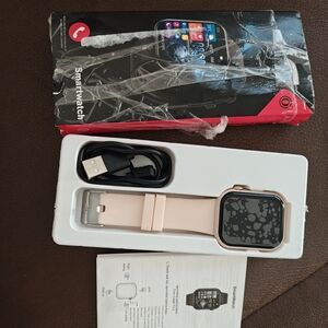 Smartwatch with Pink Band